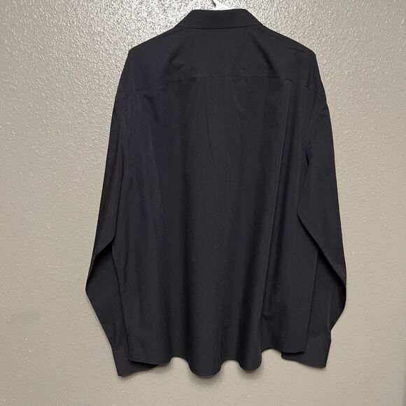 Untuckit Black Stone Button Up Shirt Mens Size 3XL Long Sleeve Business Office - Picture 2 of 5